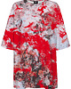 t-shirt damskie DR.CROW T-shirt Damski Oversize Marble Red