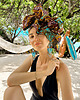 czapki damskie Chusta na turban Coral Cave