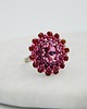 pierścionki srebrne Ruby ring