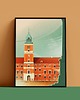 plakaty Plakat Zamek Królewski w Warszawie, Wieża zegarowa, Stare Miasto