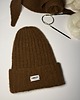czapki damskie Hazelnut cashmere beanie