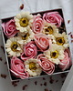 dodatki - łazienka - różne Kwiaty - aromatyczny box prezentowy , flowerbox