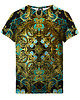t-shirty dla dziewczynki T-shirt Girl DR.CROW Golden Damascus
