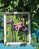grafiki i ilustracje The Emerald Ride - Handmade wooden frame with original illustration print