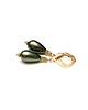 kolczyki pozłacane Kolczyki pozłacane Pearls /green/ 