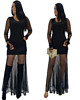 sukienki maxi damskie Sukienka  maxi transparentna wieczorowa r 34-46