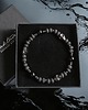 biżuteria męska CZACHY :skulls : turmalin, lawa, hematyt : glam rock : męska bransoletka