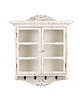szafki Szafka Wisząca Witryna Wisząca z Siatką Antique White
