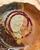 chokery Choker z agatem, jadeitem i tygrysim okiem
