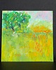 obrazy Krajobraz nr 1 - pastela olejna 14x14 cm