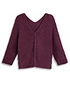 swetry damskie  Alpaka sweter Liliana - wino