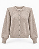 swetry damskie  Kardigan Kid Mohair Beige z odpinanymi poduszkami