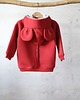 bluzy dla chłopców Bluza Malinowa MYSZKA z Uszami