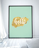 plakaty Plakat Hello