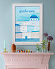 plakaty Santorini - grecka wyspa - plakat 50x70 cm