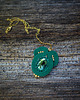 wisiory Zielony wisiorek soutache