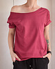 t-shirt damskie Żurawina Oversize