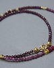 chokery Granaty i rubiny /choker/ - naszyjnik