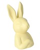 ozdoby wielkanocne Figurka -zamyślony królik 27x15x13 cm PENSEMA żółty