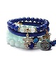 bransoletki z kamieni naturalnych Dark blue and lazur vol. 3 /08.03.22/ -  set