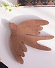Ozdoby na ścianę Jaskółki drewniany dekor / dębowy  15cm
