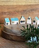 figurki i rzeźby 5 domków ceramicznych