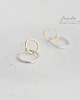 kolczyki srebrne Rings srebrne kolczyki kółka