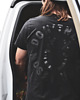 t-shirty męskie Czarny Długi T-shirt Smile Black