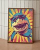 plakaty Plakat - Cool shark