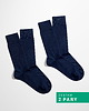 skarpetki damskie Skarpetki Essential - Midnight Muse - Granatowy - Zestaw 2 pary (unisex)