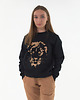 bluza bez kaptura damska Bluza damska z haftem lwa