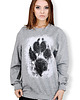 bluza z kapturem damska Bluza marki UNDERWORLD unisex Animal footprint