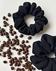 gumki do włosów Czarna scrunchie Black Sparkle