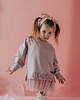 bluzki dla dziewczynki Bluza z TIULEM dziewczęca PINK