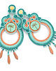 kolczyki soutache Słoneczne boho kolczyki 5