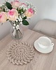 podkładki do kuchni Podkładka szydełkowa boho pod kubki 20cm