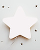 lampy do pokoju dziecka Drewniana lampka nocna Gwiazdka Pola biała