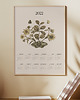 grafiki i ilustracje Botanical Kalendarz 2022 50 x 70