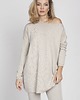 swetry damskie  Dzianinowa bluza, SWE169 beż MKM