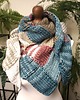 szale damskie Patchworkowa Chusta Bandana Plecionka