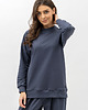 bluza bez kaptura damska Bluza damska raglan basic ,,ADALET" grafit