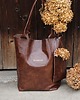 torby na ramię TORBA SHOPPER CZEKOLADOWY BRĄz