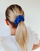 gumki do włosów Gumka jedwabna, scrunchie, frotka royal blue MIDI