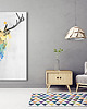 obrazy OBRAZ NA PŁÓTNIE -  Abstrakcyjny jeleń 80x120