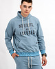 bluzy męskie Bluza męska  z kapturem  No Limits No Excuses NIEBIESKI
