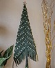 dekoracje świąteczne Choinka makrama, dekoracja świąteczna - butelkowa