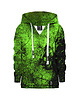 bluzy dla chłopców Bluza Chłopiec DR.CROW Green Wall