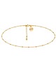 chokery Złoty choker z kuleczkami