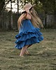 sukienki dla dziewczynki Sukienka Muślinowa Blue Summer