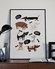 grafiki i ilustracje Pieski |print| A3
